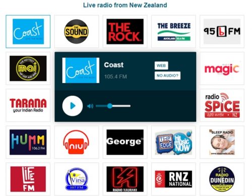 NZFMラジオオンラインライブストリーミング