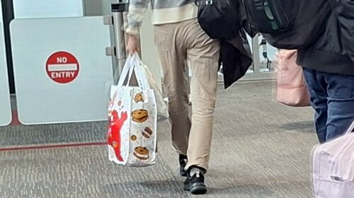 クイーンズタウンのクッキータイムバーで手に入るナイロン製ショッピングバッグ