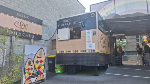 クイーンズタウンのフィッシュ＆チップス店 Erik's Fish & Chips