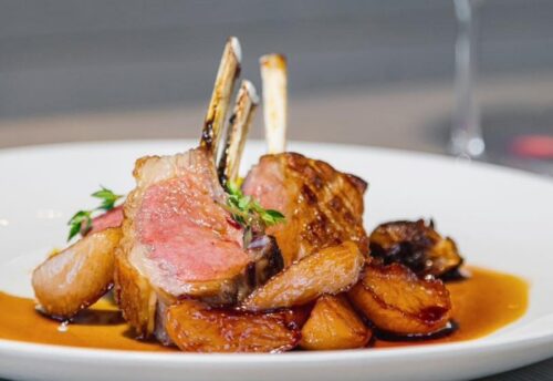 Boardwalk レストランのラム・ラック