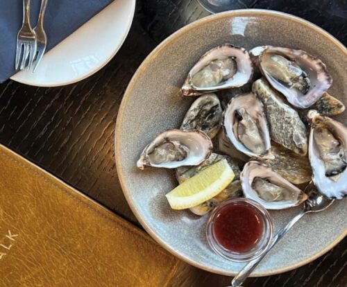 クイーンズタウンのボードウォークレストランの牡蠣/Oysters