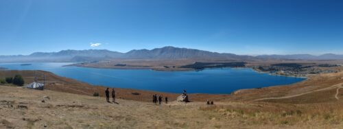 テカポ25年2月のマウントジョンからのパノラマ景観