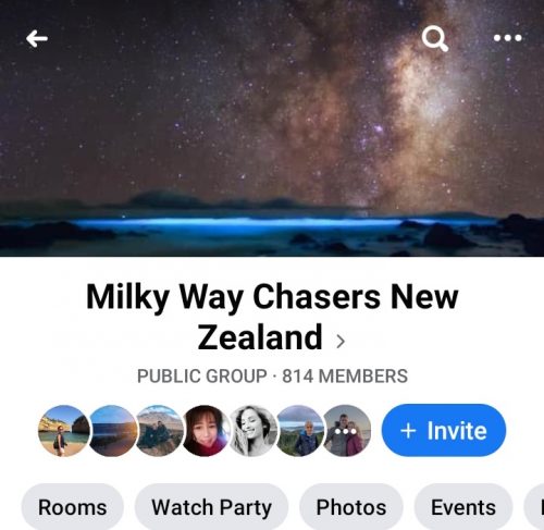 NZミルキーウェイチェイサーフェイスブックグループ