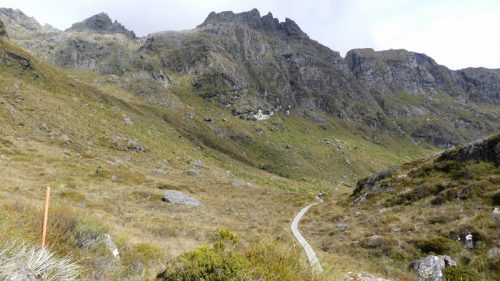 ルートバーン渓谷の下部トラック