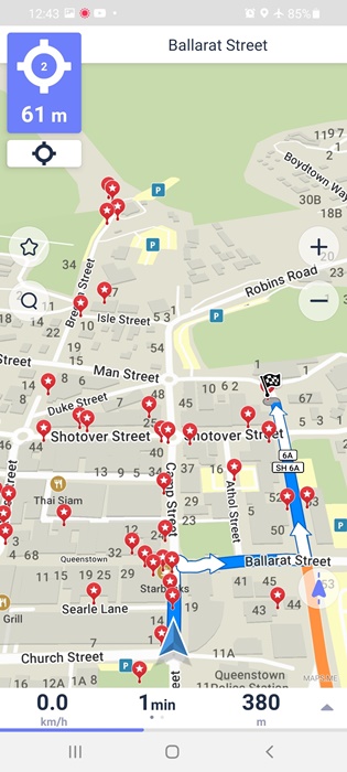 MapsMeで街歩きナビゲーション