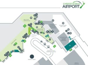 クライストチャーチ空港ビルPDFマップ