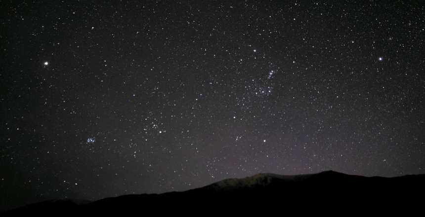 NZで見るオリオン座、シリウス、スバルの星