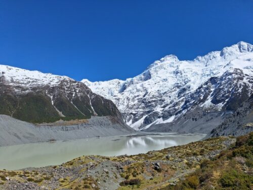 2番目のミューラー氷河湖ルックアウト/ Mount Sefton View Lookoutからの眺望