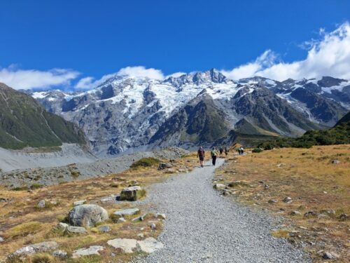 第一の吊り橋を渡った後のトラック