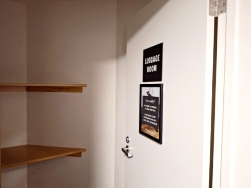 ハカハウス・レイクテカポの荷物預かりルーム