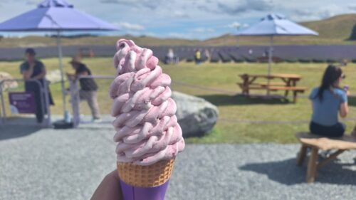 ラベンダーファームのラベンダー・ミックスベリー・アイスクリーム