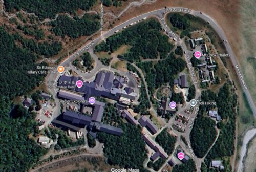 ハーミテージホテル周辺の駐車可能場所