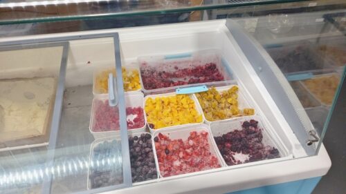 リアルフルーツアイスクリーム冷凍フルーツ