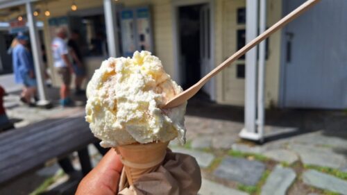 ホーキーポーキーアイスクリーム、シングルスクープ