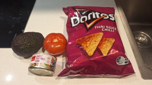 スーパーで買ったもので作った夕食