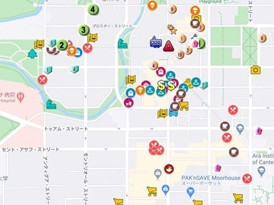 クライストチャーチの観光,ホテル,見どころ，レストラン日本語グーグルマップ