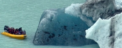 マウントクックタスマン氷河湖ボートツアー/グレイシャーエクスプローラー