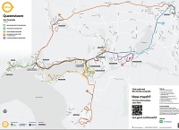 クイーンズタウンOrbus ルートマップと時刻表PDF