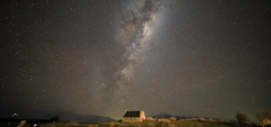 テカポで星空撮影