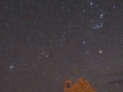 テカポ教会とオリオン座とスバル