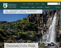 タラナキ・フォールス・ウォークマップ