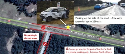 ケテタヒ国道46号線沿い駐車スペース