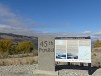 南緯45度線標識