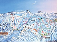 トレブルコーンスキー場トレイルマップ