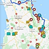 NZ北島の温泉とビーチリゾート巡りルート