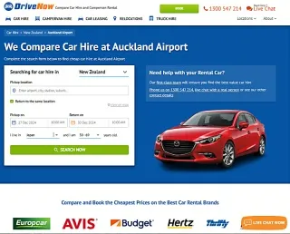 NZのレンタカーを車種別料金比較するならDrivenow.com.auがお勧め
