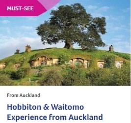 グレイトサイツ観光バスツアーオークランド発着ホビトン村とワイトモ洞窟