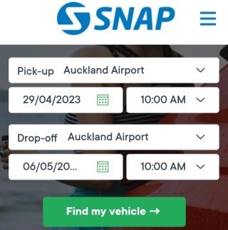 ニュージーランドの格安レンタカーならスナップレンタル/Snap Rentalsがお勧め